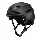 Kask rowerowy fullface z odpinanym daszkiem 57-62 cm - czarny