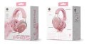 Deltaco Gaming GAM-030-P słuchawki/zestaw słuchawkowy Przewodowa Opaska na głowę USB Typu-A Różowy