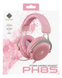 Deltaco Gaming GAM-030-P słuchawki/zestaw słuchawkowy Przewodowa Opaska na głowę USB Typu-A Różowy