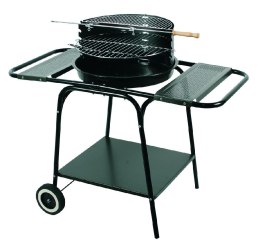 MASTER GRILL OKRĄGŁY RUCHOMY Z DWIEMA PÓŁKAMI MG906