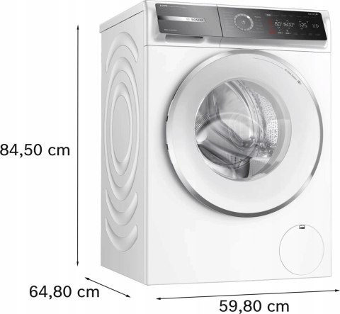 Pralka BOSCH WGB256A2PL Serie 8 10 kg 1600 obr/min | i-DOS autodozowanie | SpeedPerfect | EcoSilence Drive