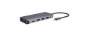 Acer 12-in-1 Type-C Dongle Przewodowa USB 3.2 Gen 1 (3.1 Gen 1) Type-C Srebrny