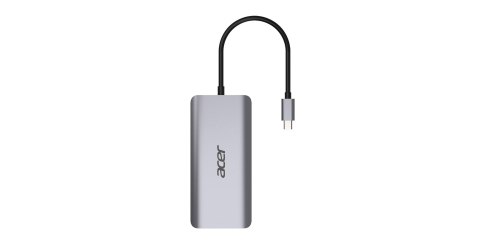 Acer 12-in-1 Type-C Dongle Przewodowa USB 3.2 Gen 1 (3.1 Gen 1) Type-C Srebrny