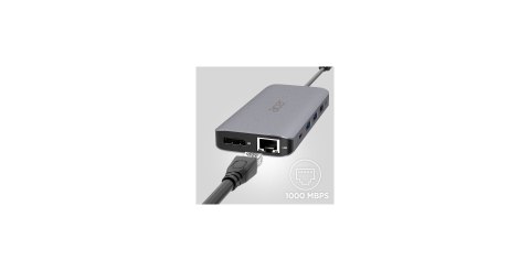 Acer 12-in-1 Type-C Dongle Przewodowa USB 3.2 Gen 1 (3.1 Gen 1) Type-C Srebrny