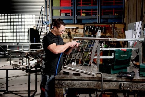 Metabo DG 25 Set Pneumatyczna Szlifierka Prosta