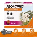 FRONTPRO Tabletki na pchły i kleszcze dla psa (2-4 kg) - 3x 11,3mg