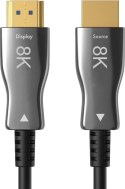 CLAROC KABEL HDMI 2.1 AOC, M/M, 4K@120HZ, 8K@60HZ, 10M, FEN-HDMI-21-10M