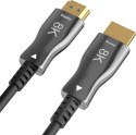 CLAROC KABEL HDMI 2.1 AOC, M/M, 4K@120HZ, 8K@60HZ, 10M, FEN-HDMI-21-10M