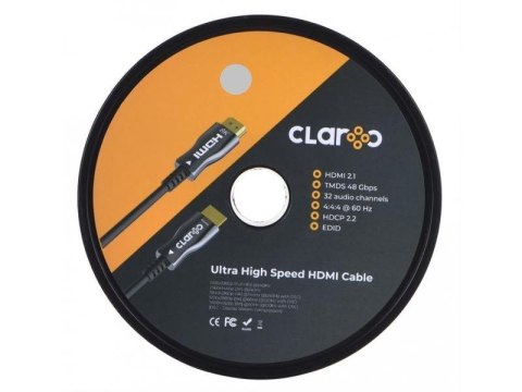 CLAROC KABEL HDMI 2.1 AOC, M/M, 4K@120HZ, 8K@60HZ, 10M, FEN-HDMI-21-10M