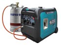 Könner & Söhnen KS 5500iEG S agregat prądotwórczy 5000 W 13,5 l Gazu płynny (LPG), Benzynowy Kolor Aqua, Czarny