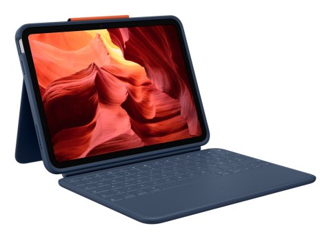 Logitech 920-011191 klawiatura do urządzeń mobilnych Smart Connector Niebieski