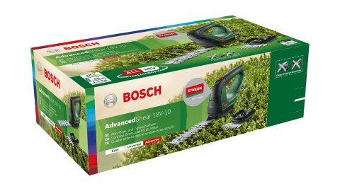 Bosch AdvancedShear 18V-10 akumulatorowe nożyce do trawy 10 cm Litowo-jonowa (Li-Ion) Czarny, Zielony