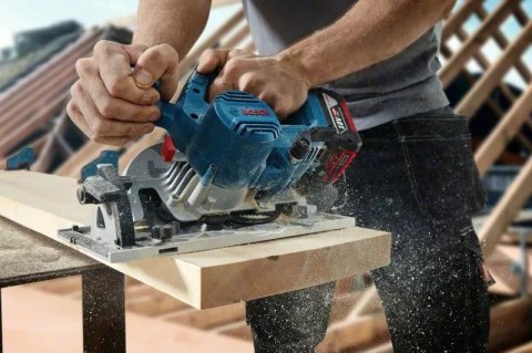 Bosch GKS 185-LI 16,5 cm Czarny, Niebieski, Szary 5000 RPM