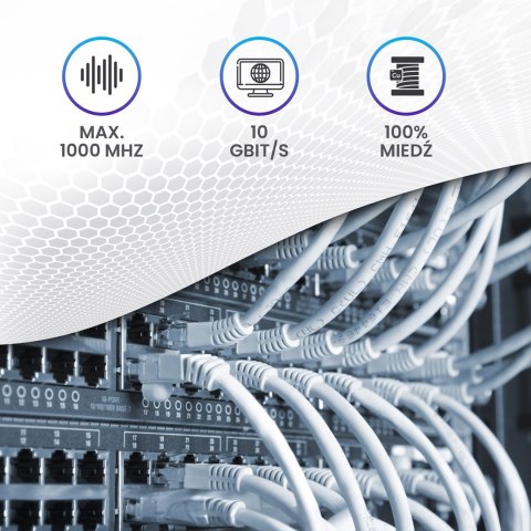 Extralink Kabel sieciowy skrętka CAT6A FTP (F/FTP) V2 Wewnętrzny 500M LSZH