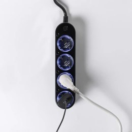 Inteligentna listwa zasilający Shelly Power Strip 4 Gen4 Black