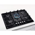 Płyta gazowa ELECTROLUX KGG75362K 75 cm | 4 palniki | ruszty żeliwne | zapłon elektryczny | czarny