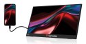 Verbatim Portable 15.6" FHD Monitor LIGHT Przenośny monitor Czarny 39,6 cm (15.6") LCD 1920 x 1080 px