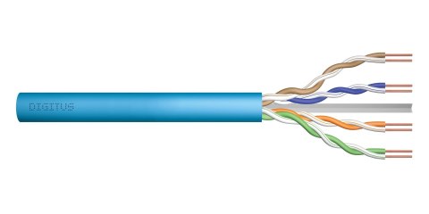 Digitus DK-1614-A-VH-1 kabel sieciowy Niebieski 100 m Cat6a U/UTP (UTP)