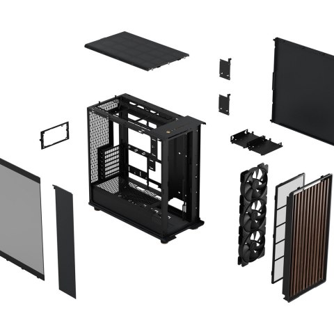 Obudowa Fractal Design North XL RC Charcoal Black TG Dark - Pulpit - ATX