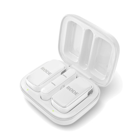 RODE Wireless Micro - 2-kanałowy cyfrowy system bezprzewodowy, USB-C, biały