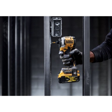 Zakrętarka akumulatorowa udarowa DEWALT DCF850NT-XJ klucz udarowy 1/4" 18V Czarny, Żółty