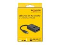 DeLOCK Konwerter wielofunkcyjna M.2 NVMe PCIe lub SATA SSD z USB Type-C 10 Gbps