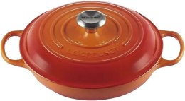 Garnek okrągły Le Creuset Gourmet Professional 30cm piekarnik czerwony