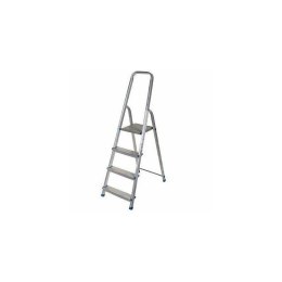 AWTOOLS drabina aluminiowa wolnostojąca 4 stopnie, 150 kg