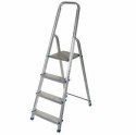 AWTOOLS drabina aluminiowa wolnostojąca 4 stopnie, 150 kg