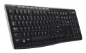 Klawiatura bezprzewodowa Logitech K270 RF Wireless QWERTZ Niemiecki Czarny