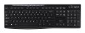 Klawiatura bezprzewodowa Logitech K270 RF Wireless QWERTZ Niemiecki Czarny