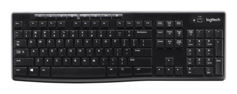 Klawiatura bezprzewodowa Logitech K270 RF Wireless QWERTZ Niemiecki Czarny