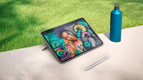 Logitech Combo Touch do iPada Air (M2/M3), iPad Air (5. generacji) - SZARY - AMERYKAŃSKI