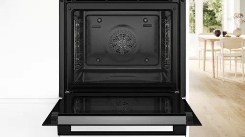 Piekarnik parowy BOSCH HRG578CB7 Serie 6 71 l | AirFry | pyroliza | termosonda | WiFi Home Connect | czarny