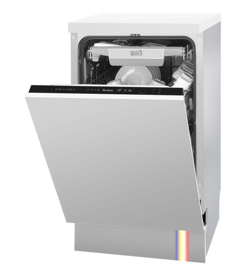 Zmywarka do zabudowy 45 cm AMICA DIM44C6EMONqH | klasa C | 10 kpl | SatelliteArm | OpenDry