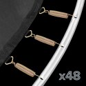 REBEL ACTIVE TRAMPOLINA PRO 8FT/244CM, SIATKA, DRABINKA RBA-8001