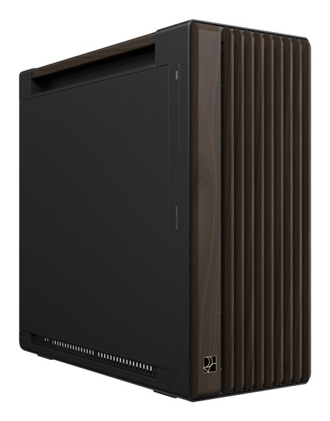 ASUS ProArt PA602 Wood Edition Modern Black - Metal Panel Midi Tower Czarny, Drewno
