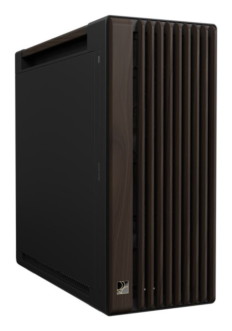 ASUS ProArt PA602 Wood Edition Modern Black - Metal Panel Midi Tower Czarny, Drewno