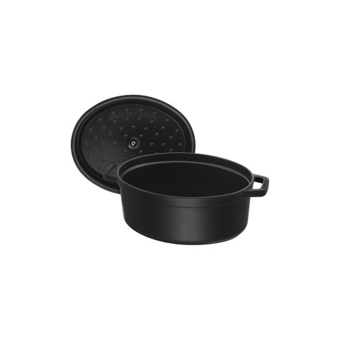 STAUB Garnek żeliwny owalny 4,2l czarny