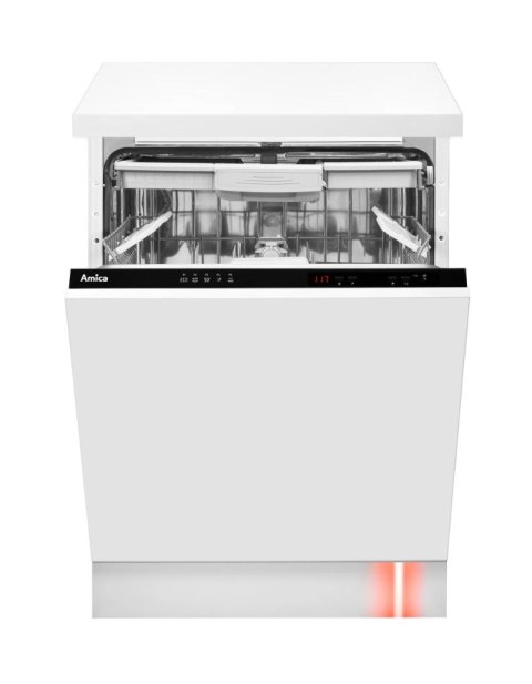 Zmywarka do zabudowy 60 cm AMICA DIV635ABZO STUDIO | klasa E | 14 kpl | AquaStop | TimeLight | szuflada na sztućce