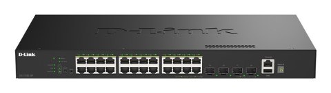 D-Link DGS-1530-28P/E przełącznik sieciowy Zarządzany L2 Gigabit Ethernet (10/100/1000) Obsługa PoE Czarny
