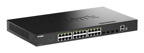 D-Link DGS-1530-28P/E przełącznik sieciowy Zarządzany L2 Gigabit Ethernet (10/100/1000) Obsługa PoE Czarny