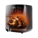 ELDOM FRYTKOWNIC BEZTŁUSZCZOWA FR45 FRITELO 1500W REGULACJA TEMP 80-200°C SZKLANE OKNO W POJEMNIKU DOTYKOWY PANEL STERUJĄCY