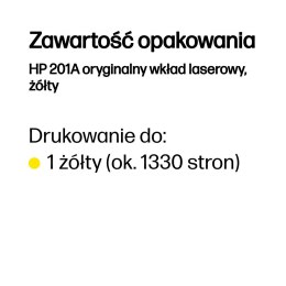 TONER CARTRIDGE 201A YELLOW/.