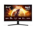 AOC G4 CQ32G4VE monitor komputerowy 81,3 cm (32") 2560 x 1440 px Quad HD LCD Czarny, Szary
