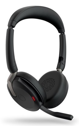Jabra Evolve2 65 Flex Zestaw słuchawkowy Przewodowy i Bezprzewodowy Opaska na głowę Biuro/centrum telefoniczne Bluetooth Czarny