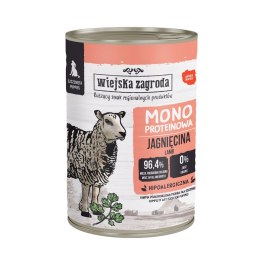 Wiejska Zagroda Karma mokra dla psa Monobiałkowa Jagnięcina (szczeniak) 400g