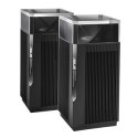 ASUS ZenWiFi Pro ET12 Trójpasmowy (2,4 GHz / 5 GHz / 6 GHz) Wi-Fi 6E (802.11ax) Czarny 3 Wewnętrzne