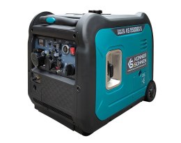 Könner & Söhnen KS 5500iEG S agregat prądotwórczy 5000 W 13,5 l Gazu płynny (LPG), Benzynowy Kolor Aqua, Czarny