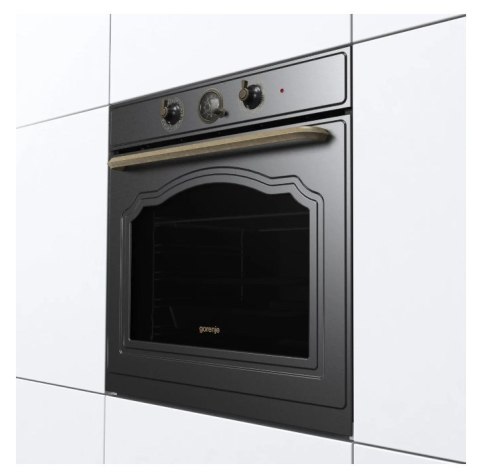Piekarnik elektryczny GORENJE BOS67371CLB Retro 77 l | termoobieg | grill | HomeMade | kremowy
